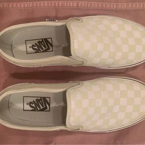 Vans Green Checkered Design Shoes